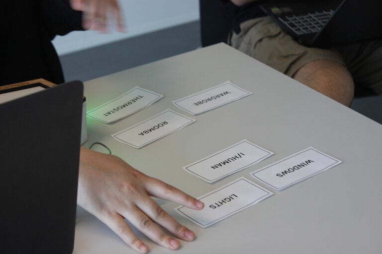 Participants visualized their perceived hierarchy